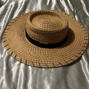 Vince Camuto adjustable straw hat NWT